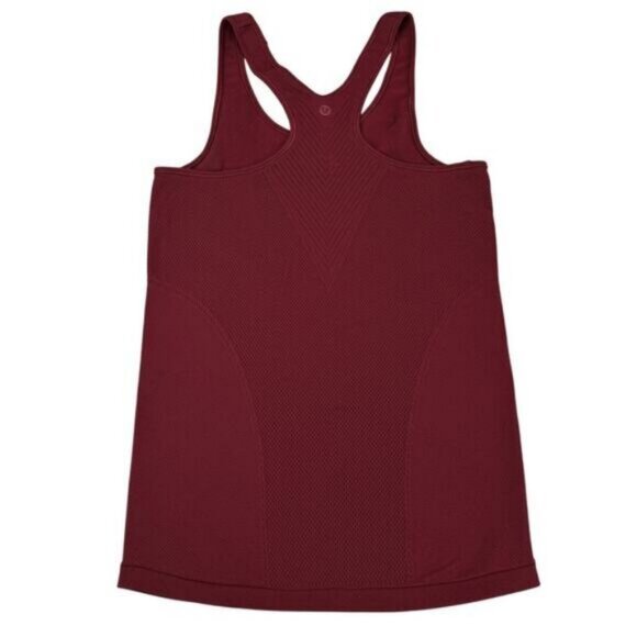 Lululemon Reveal Racerback In Deep Rouge Size Medium - Picture 8 of 9